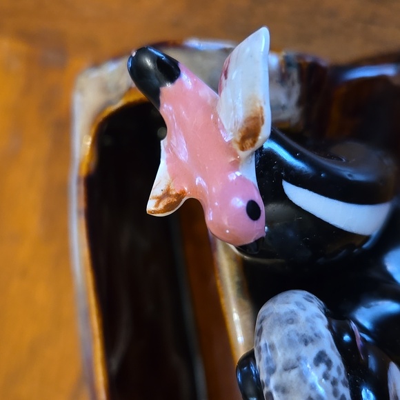 Vintage Ceramic Woodland Animal Planter - Picture 6 of 16